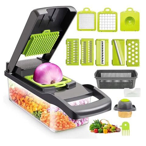 Buy Wholesale China Kitchen 12 In 1 Multifunctional Manual Vegetable  Chopper Slicer Fruit Onion Cutter Online Vegetable Potato Veggie Chopper  Cutter & Kitchen Fruits Slicer Vegetable Cutter at USD 5.9