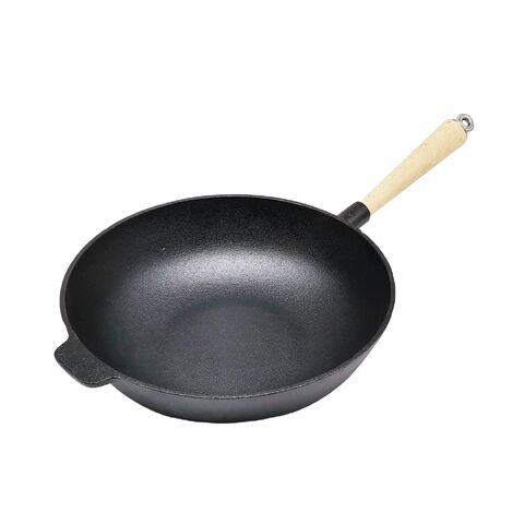 Kazan In Ghisa Da 10 Litri Con Coperchio In Alluminio E Schiumarola, Per Cottura Uniforme, Ideale Per Camping E Cucina Asiatica