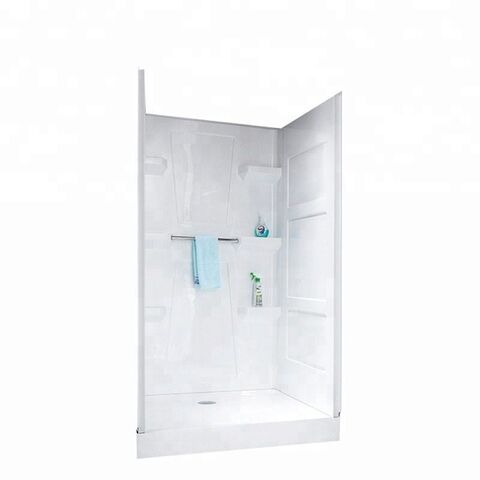 Buy Wholesale China New 3 Piece Bath And Shower Cubicles Wall Panels ...