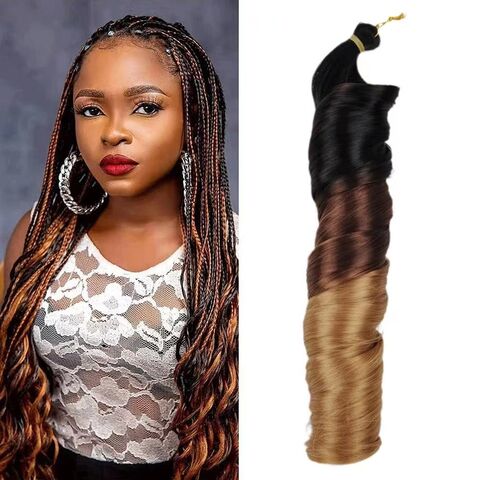 Buy China Wholesale Wholesale Display Loose Wave African Hair Braids ...