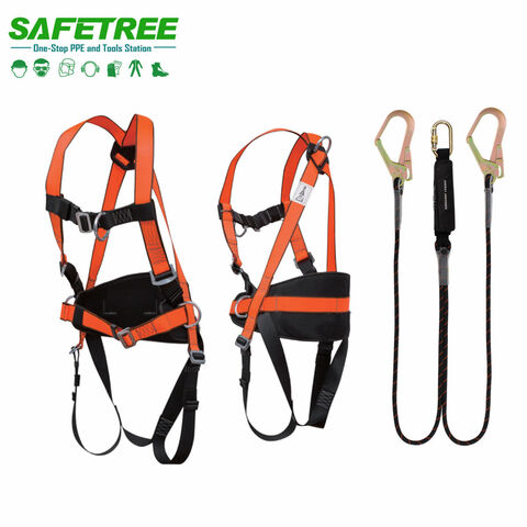 Ce En361 En 358 Full Body Safety Harness With Double Hook Lanyard Ppe Fall  Protection Equipment, Harness With Lanyard, Double Hook Harness Lanyard, Fall  Protection - Buy China Wholesale Fall Protection $22.45