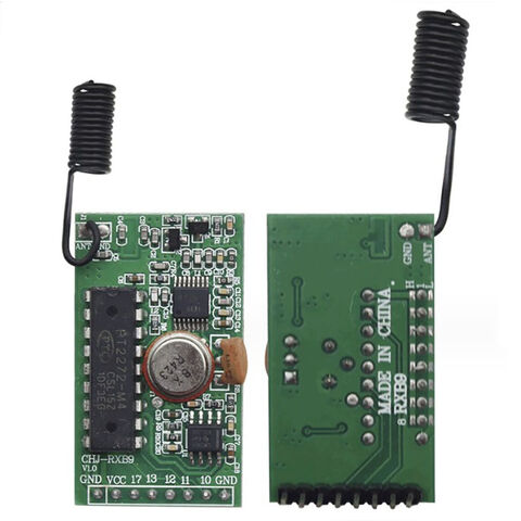 Rxb9 433.92mhz Wireless Rf Ask Rx Superheterodyne 4ch Data