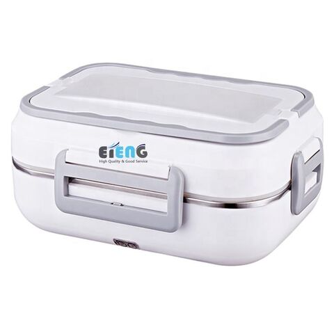 110V/12V Car Electric Lunch Box 1.5L 304 Stainless Steel Food Warmer for  Office