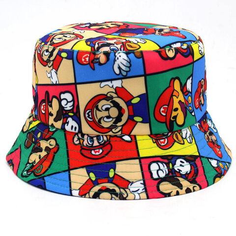 Cartoon Cat Ear Bucket Hat Cute Korean Wide Brim Hat Summer 