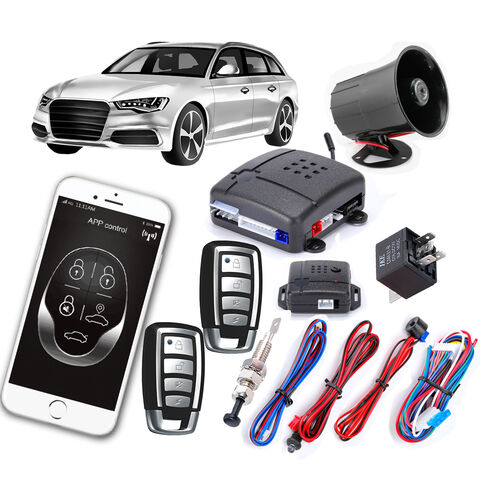 Kit automobile de démarrage à distance via télécommande - smartphone -  bouton start - Installation gratuite