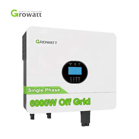 Growatt Solar Inverter 10kw 12kw 6kw 5kw Off Grid Single Phase Inverter ...