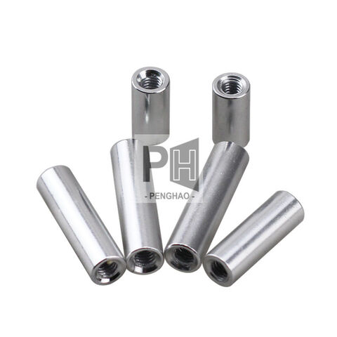 Whole Aluminum Spacer M5 M6 Sliver Female Threaded Standoff Spacer  Motherboard Hollow Bolt Screw Round Aluminum Standoff Rods - Buy China  Wholesale Anodized Spacer Standoff $0.3