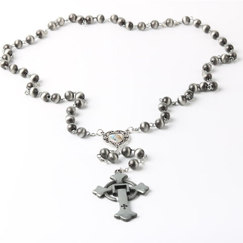 Chrome Hearts Cross titanium steel necklace male Hip Hop | Shopee Singapore