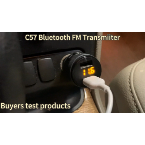  LENCENT Car FM Transmitter, Wireless Bluetooth 5.1
