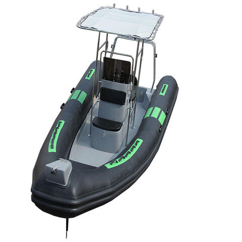 5.8m Rib Boat With Fixed Chair And Hard T-top 19 Feet Hypalon Boats Rib-580t  - China Wholesale Hypalon Boats $5300 from Qingdao Zhenbo Yacht Co., Ltd.