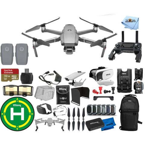100% Original and Brand New Sealed for DJI Mavic 2 Pro 2 BATTERY MEGA ACCESSORY BUNDLE W/ Filter Kit, Drone Vest + More for sale at factory direct price