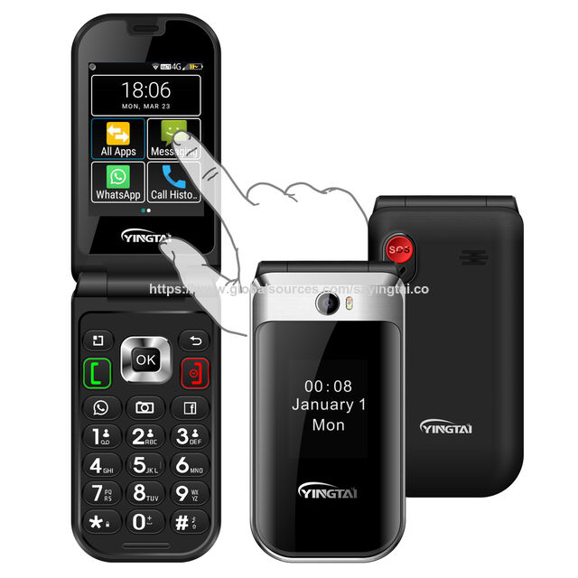 Einfaches 2,8-Zoll-Android-4G-Smartphone mit Touchscreen für Senioren