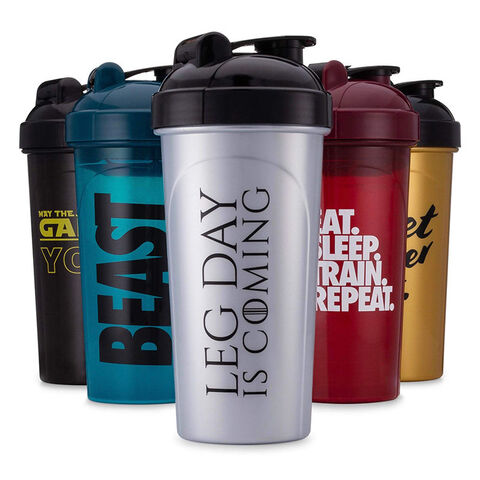 Fitness Sports Gym Water Bottle Blender Protein Shaker Gimnasio 3 in 1  Shaker Spider Bottle with compartment