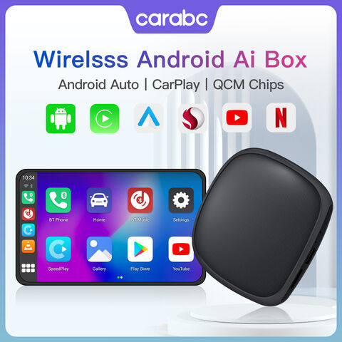 2023 CarPlay Ai Box Mini TV Box New Wireless CarPlay Adapter Wireless  Android Auto Dongle with