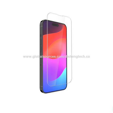 2.5D borde curvado 2X mejor resistencia al rayado claro para todos los estilos de vida protector de pantalla de cristal compatible con el iPhone 15 Series