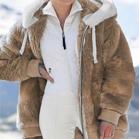 Comprar Sudadera con capucha para hombre, forro polar, cálida, con capucha,  abrigo, sudadera, invierno, trabajo, cremallera, jersey