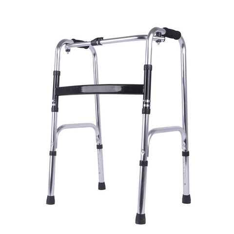 Adjustable Foldable Movable Aluminum Tube Walker for Disabled and