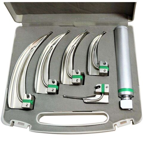 Buy Wholesale Pakistan Fiber Optic Laryngoscope Mac Set Of 5 Blade ...