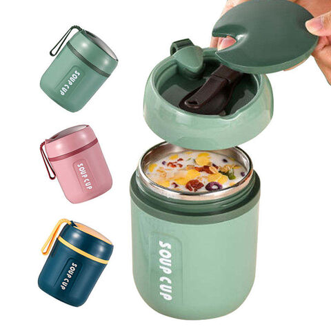 Cheap 450ml Food Thermal Jar Insulated Soup Thermos Containers Stainless  Steel Lunch Box Drinking Cup