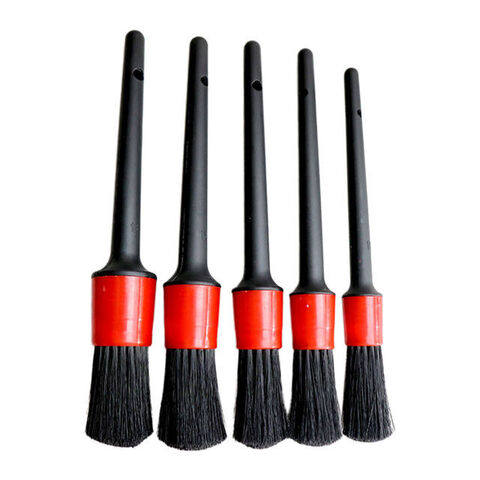 Wholesale 10pcs Detailing Brush Set Fiber Plastic Handle Automotive Detail  Brushes for Car Cleaning From China