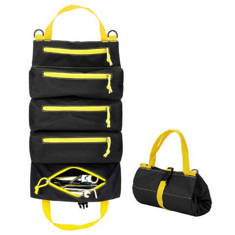 Tool Roll Up Bag,Wrench Bag Multipurpose, 600D Oxford Cloth, 5