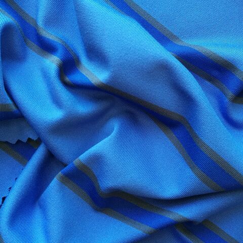 Tejido de punto jersey a rayas teñido en hilo con tratamiento antibacteriano for sale at factory direct price
