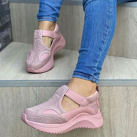 Women's Breathable Mesh Slip-On Loafers - Solid Color Casual Shoes For Spring & Summer