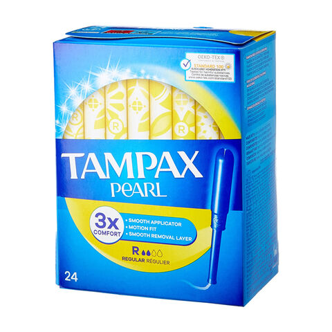 Tampax Pearl Tampons Trio Pack, Super/Super Plus/Ultra Unscented