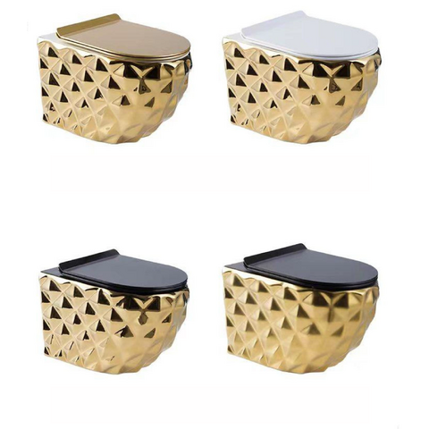 Chaozhou Sanitary Ware Factory Wholesale Black and Gold Color