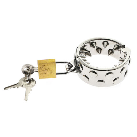 penisring spikes Metal Spike Cockring Clamp Male Chastity Device Stainless Steel Adjustable  Spiked Penis Ring from Dhgate Cockrings main image 0