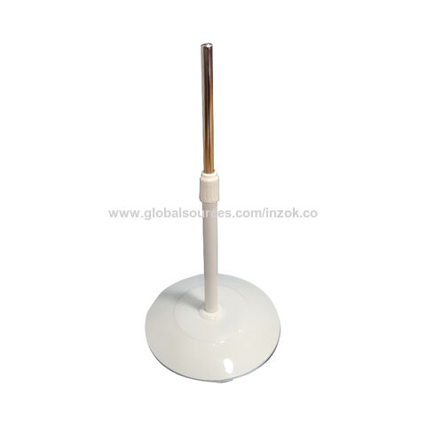 Wholesale Electric Fan Base Stands White Adjustable Height Round Stand ...