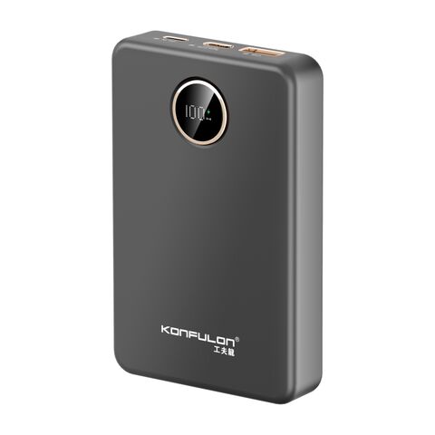 Lectronic Magnetic Wireless Mini Power Bank 10000mAh-Black