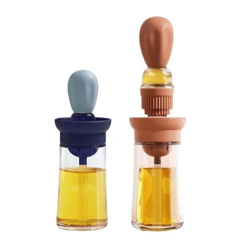 Buy Wholesale China 2023 Olive Oil Dispenser Bottle With Silicone Brush 2  In 1 Silicone Dropper Measuring Oil Dispenser Bottle For Kitchen Cooking &  Hot Selling Smart Gadgets Bbq Spice Jar For