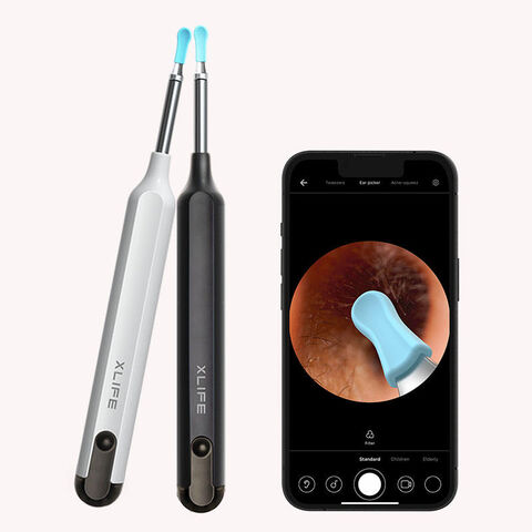 NEW LED Ear Wax Cleaner Ear Camera Otoscope with Light Cleaner Removal  Kit-Black