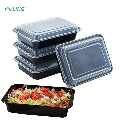 38oz Disposable Food Container Meal Prep BPA Free Microwavable Plastic Lunch  Box