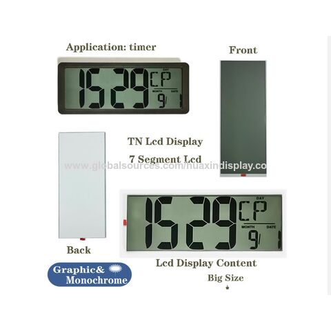 Customized Temperature and Humidity Tester Display LCD Positive Reflective  Tn 7 Segment LCD Screen - China LCD and LCD Panel price