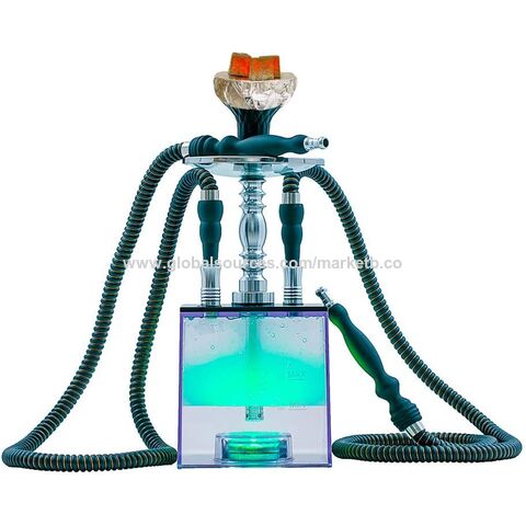 High Temperature Shisha Hookah Green Clear Glass Smoking Pipe Arab Water  Pipe - China Hookah and Glass Smoking Pipe price