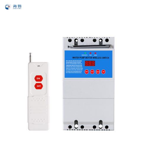 220V 380V Water Pump Wireless Industrial Remote Control Switch Intelligent  High power household Wireless Electrical Switches