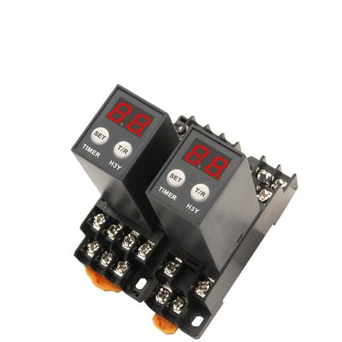 New Small Digital Display H3y-2/h3y-4 Time Relay Cycle Time Control ...