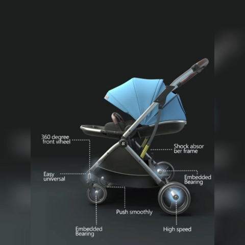 Coballe Strollers Coballe Multi-function Luxury Baby Stroller Chinese Supplier Directly ...