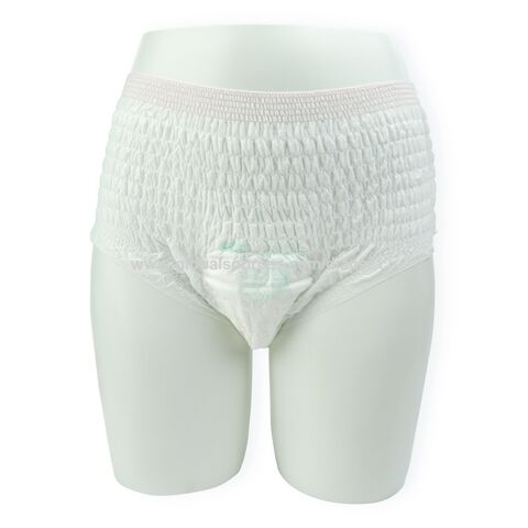 Ejoyous Cotton Breathable Washable Reusable Incontinence Underwear for Men , Underwear, Breathable Incontinence Underwear 