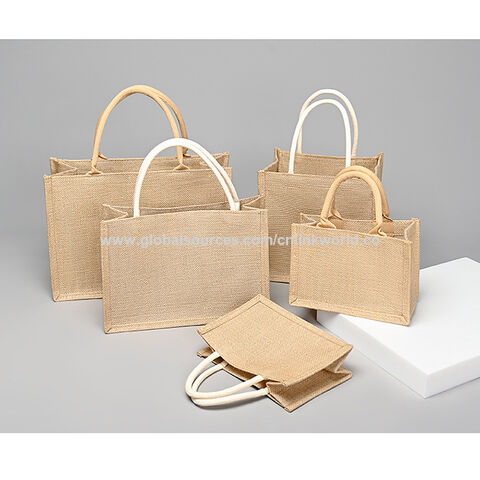 Professional Customization】Stock Muji Hemp Bag Art Goods Jute Hand Ba –  Various Bag Factory