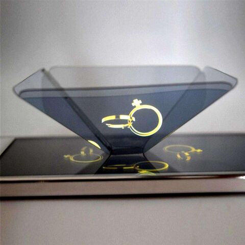 3d Holographic Pyramid Mobile Projector Hologram for Smartphone iPhone  Samsung