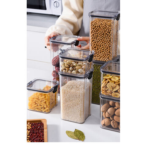 Airtight Food Containers Plastic Kitchen Storage Containers Food Storage Boxes, Size: 950 ml