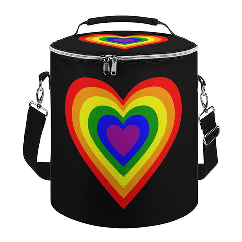 Kawaii Unicorn Rainbow Lunch Bag For Girls Picnic Bag Portable