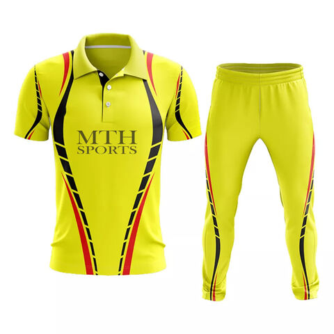 Source Wholesale Best Cheap Sports Team 100% Polyester Customized Logo Full  Sublimated New Design Cricket Jerseys on m.