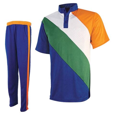 Cricket Jerseys Uniform Kit Customized Red Blue With Buttons 2 Piece Set -  Cricket Best Buy
