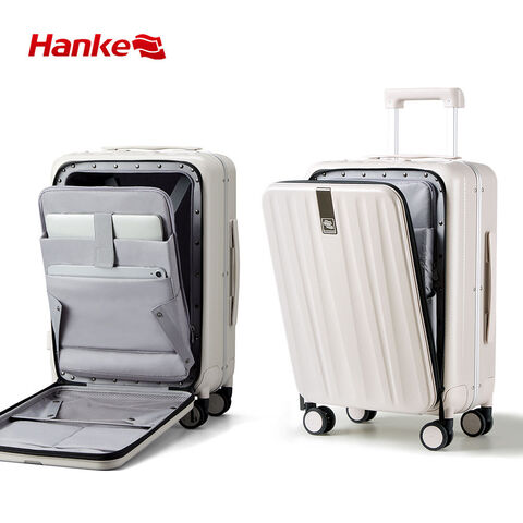 Buy Hanke Luggage Suitcase, 20 Inch Carry On Luggage 24 Inch Checked Luggage  with Spinner Wheels PC Hard Shell Suitcases TSA Luggage Travel Rolling Bag  with Wide Handle, Bamboo Green, 24-Inch Checked-Medium