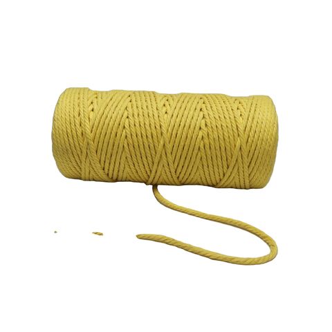 Wholesale Natural Color Decorative Round Twisted Cotton Rope 3-Strand Cotton  Cord - China Solid Braid Cotton Rope and Cotton Rope for Craft price