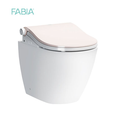 Buy Wholesale China Water Saver Smart Wall Hung Toilet With Seat Heating  Easy Cleaning Simple Modern Ceramic Round Wall Mounted Shower Toilet u0026  Tankless Smart One Piece Floor Mounted Automatic at USD